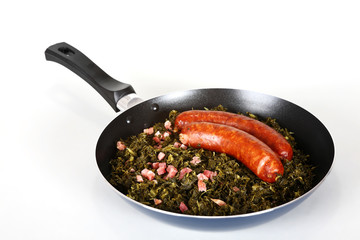 Grünkohl mit Mettwurst