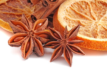 orangen - zimt - anis arrangement