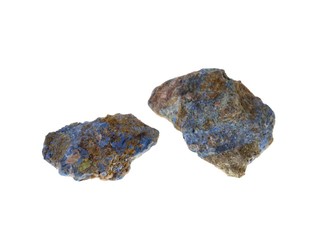 Chrysocolla. Origin: Peru, studio isolated photo