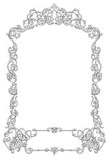 Ornate frame vector