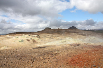 Fototapeta na wymiar Iceland - volcanic area near Krafla