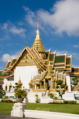 Fototapeta premium The temple in the Grand palace area in Bangkok, Thailand