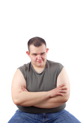 Fototapeta premium Obese Man