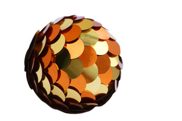 isolated christmas ball