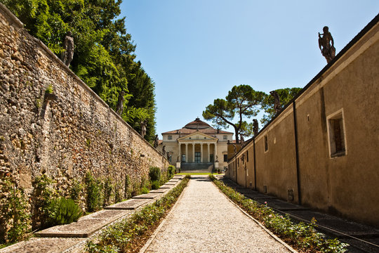 Villa Rotonda, erbaut von Andrea Palladio, Vicenca