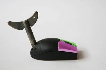 wind-up computer mouse