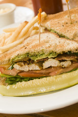 grilled chicken filet sandwich