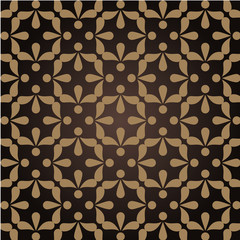 Design brown ornament pattern