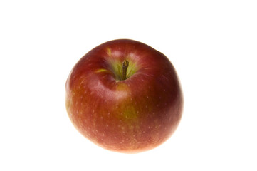 Red apple isolated on the white