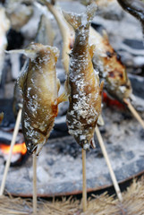 鮎の塩焼き