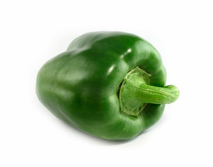 Green paprika isolated
