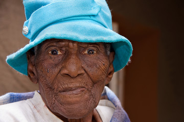 elderly african woman - 17575869