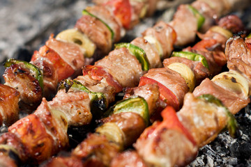 Meat skewers