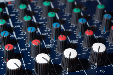 Mixing console