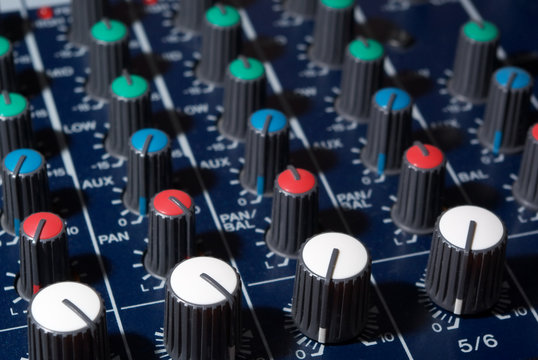Mixing console