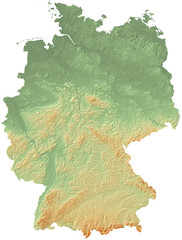 Deutschland - Relief