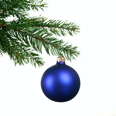 decorating Christmas tree