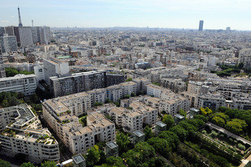 Paris vue du ciel