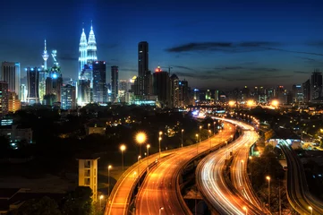 Deurstickers Kuala Lumpur. © WONG SZE FEI
