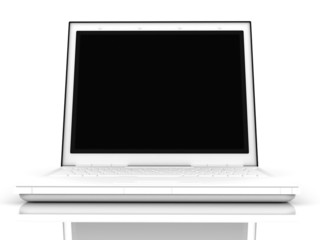 Botebook on White Background