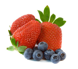Strawberries and Blueberries