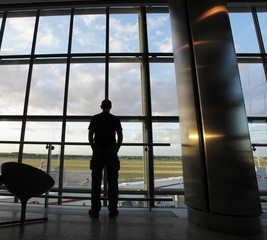 Fototapeta premium In airport