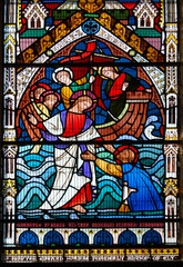 Stained glass in the Cathedral Church of the Holy and Undivided