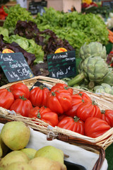 legumes au marche