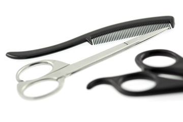 ciseaux coupe moustache barbe cheveux