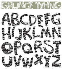 Grunge typing