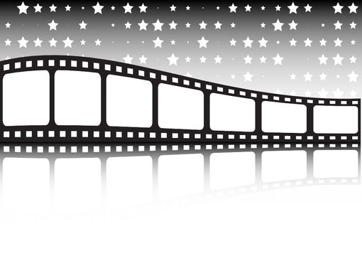 Film strip and stars