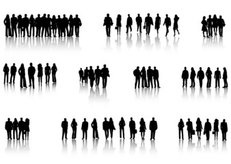Illustration of business people