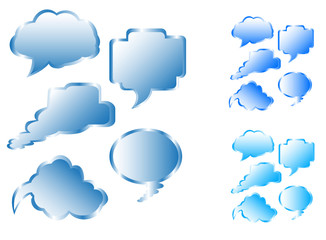 Illustration of communication bubbles