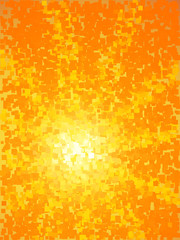 Abstract yellow and orange light burst background.