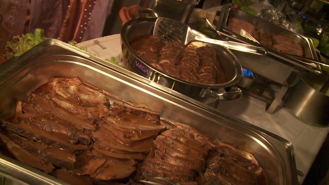 Fleisch am Buffet