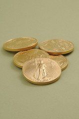 Gold Coins American eagles