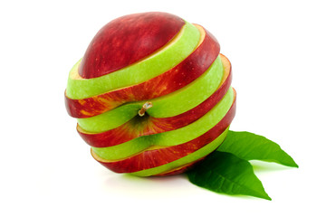 Segments apple.