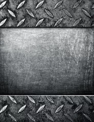 Crédence de cuisine en verre imprimé Métal metal pattern background