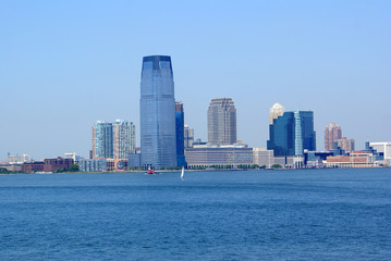 Fototapeta na wymiar New Jersey - view from the ferry