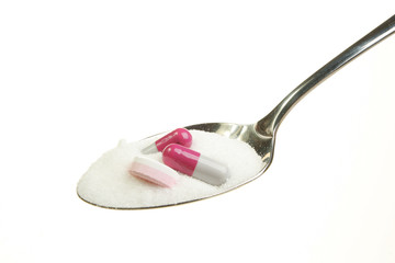 Pills and sugar