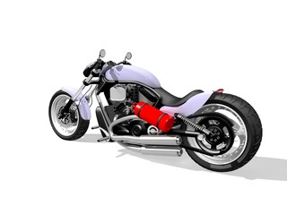 Fototapeta na wymiar modern motorcycle