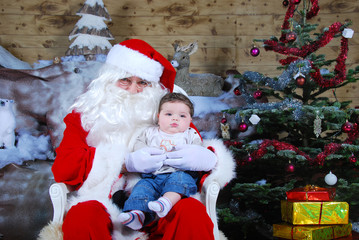 Photo avec le père noël