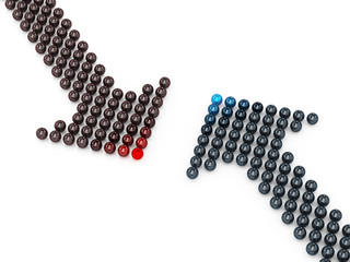 Leader and team misunderstanding concept