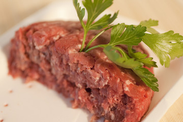 Frisches Hackfleisch vom Rind