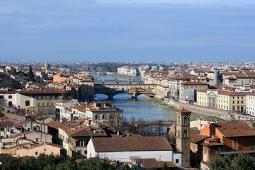 Fototapeta na wymiar Firenza widok z Piazzale Michelangelo