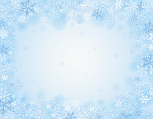 Fototapeta premium blue christmas background, illustration