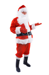 santa claus over white background