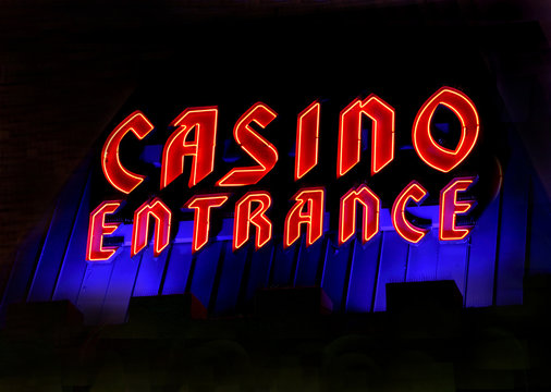 Casino Entrance Sign