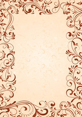 Background with frame