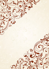 Background with brown pattern